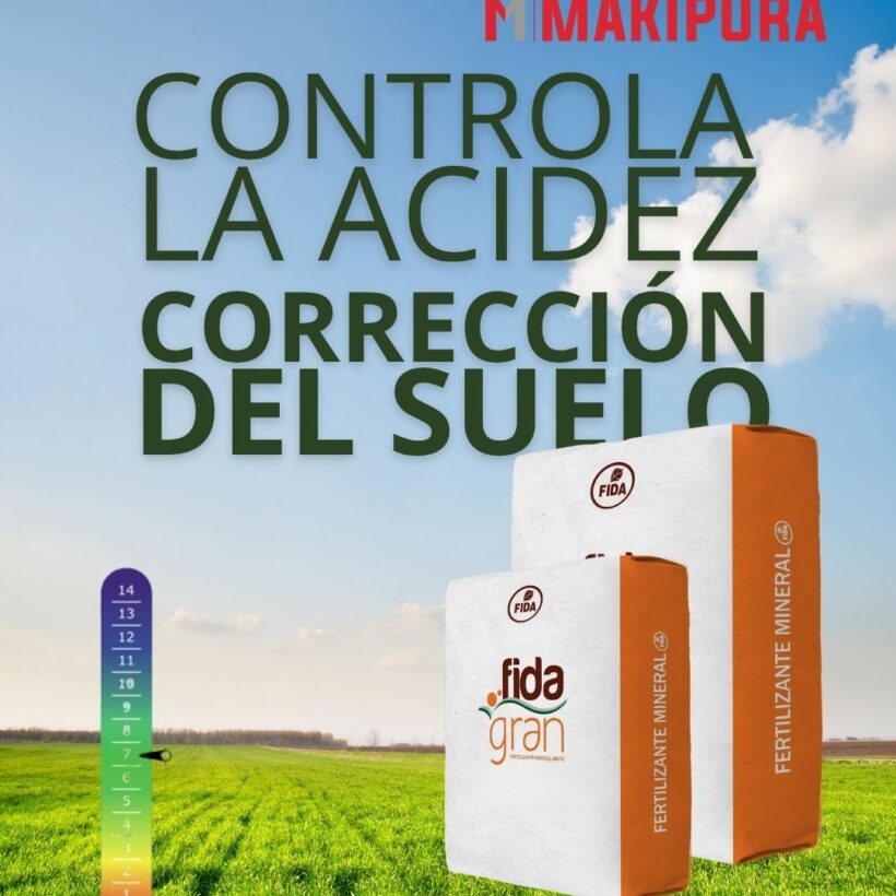 FIDAGRAN para controlar la acidez en el suelo